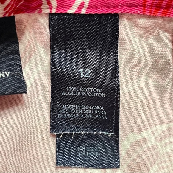 Crazy Horse A Liz Claiborne Co. 100% Cotton Pink/Red Floral Skort Skirt - Picture 11 of 14